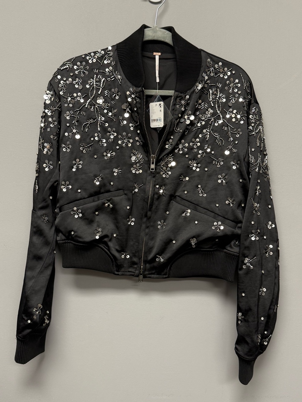 Free People Stassi Embellished Bomber - Picture 4 of 7